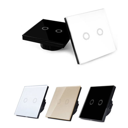 86mm 2 Gang AC 110V-240V Touch Switch