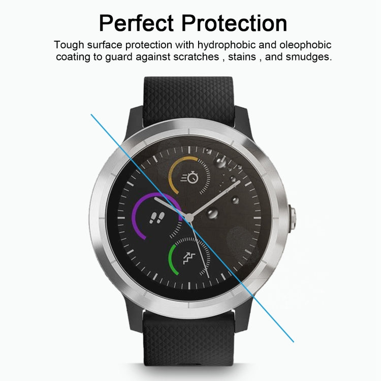 2 PCS ENKAY Hat-Prince for Garmin vivoactive 3 Smart Watch 0.2mm 9H Surface Hardness 2.15D Explosion-proof Tempered Glass Screen Film - NMNYSX