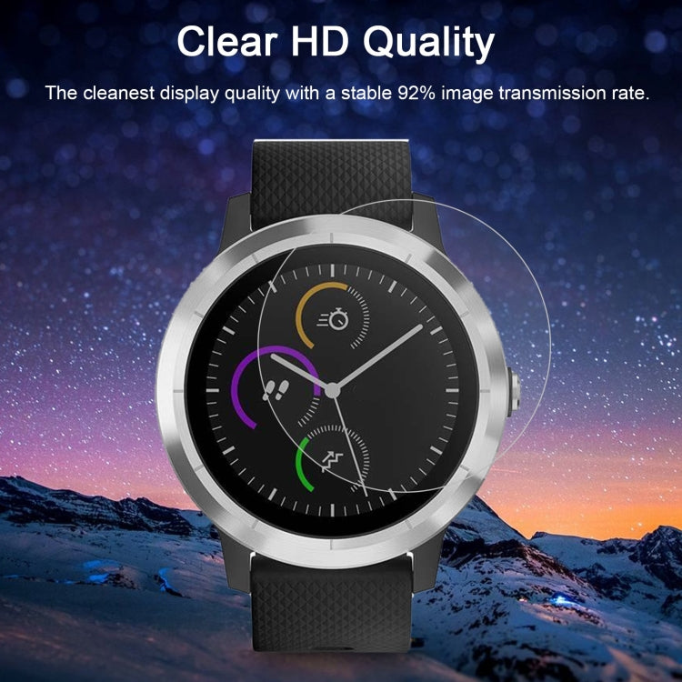 2 PCS ENKAY Hat-Prince for Garmin vivoactive 3 Smart Watch 0.2mm 9H Surface Hardness 2.15D Explosion-proof Tempered Glass Screen Film - NMNYSX