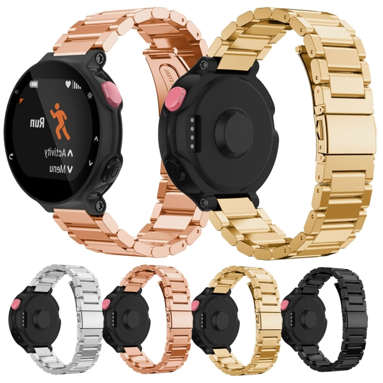 Universal Smart Watch Three Steel Strips Watch Band for Garmin Forerunner 220 / 230 / 235 / 630 / 620 / 735 - NMNYSX