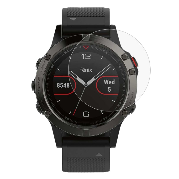 2 PCS ENKAY Hat-Prince for Garmin Fenix 5 Smart Watch 0.2mm 9H Surface Hardness 2.15D Explosion-proof Tempered Glass Screen Film - NMNYSX