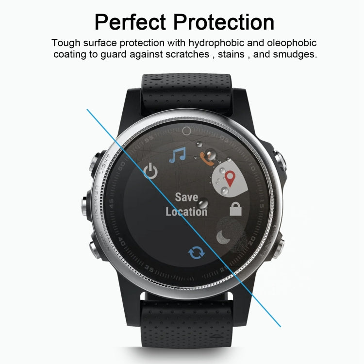 2 PCS ENKAY Hat-Prince for Garmin Fenix 5S Smart Watch 0.2mm 9H Surface Hardness 2.15D Explosion-proof Tempered Glass Screen Film - NMNYSX