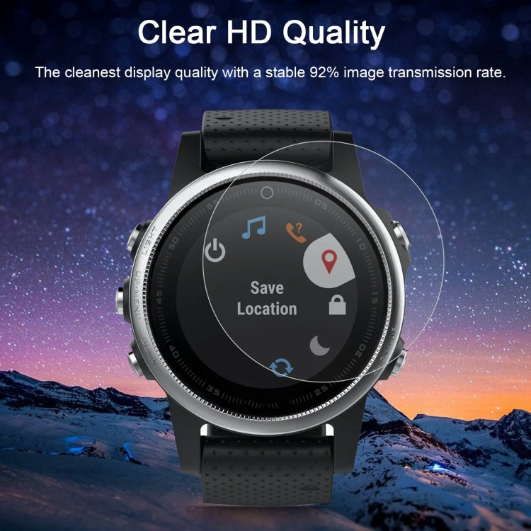 2 PCS ENKAY Hat-Prince for Garmin Fenix 5S Smart Watch 0.2mm 9H Surface Hardness 2.15D Explosion-proof Tempered Glass Screen Film - NMNYSX