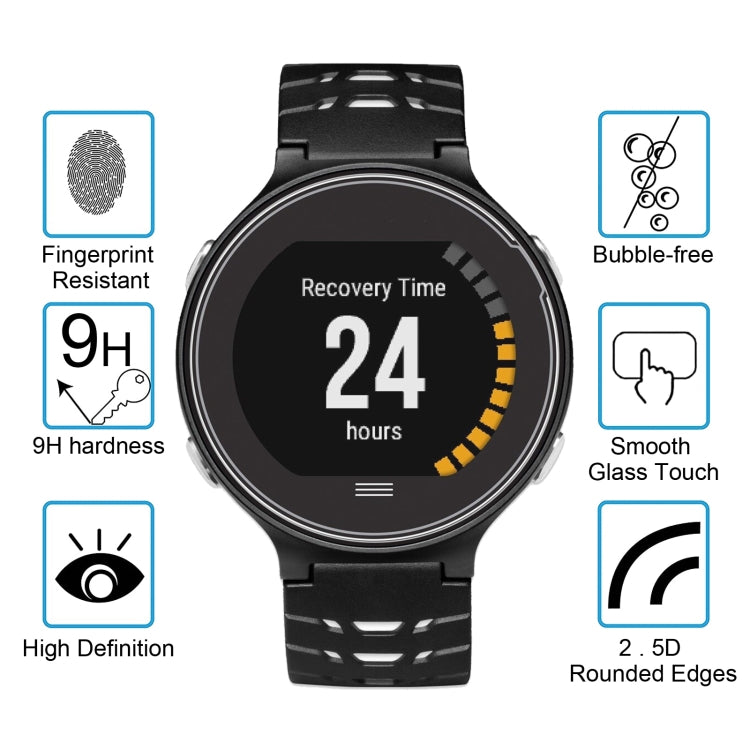 2 PCS ENKAY Hat-Prince for Garmin Forerunner 630 Smart Watch 0.2mm 9H Surface Hardness 2.15D Explosion-proof Tempered Glass Screen Film - NMNYSX