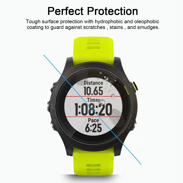 2 PCS ENKAY Hat-Prince for Garmin Forerunner 935 Smart Watch 0.2mm 9H Surface Hardness 2.15D Explosion-proof Tempered Glass Screen Film - NMNYSX