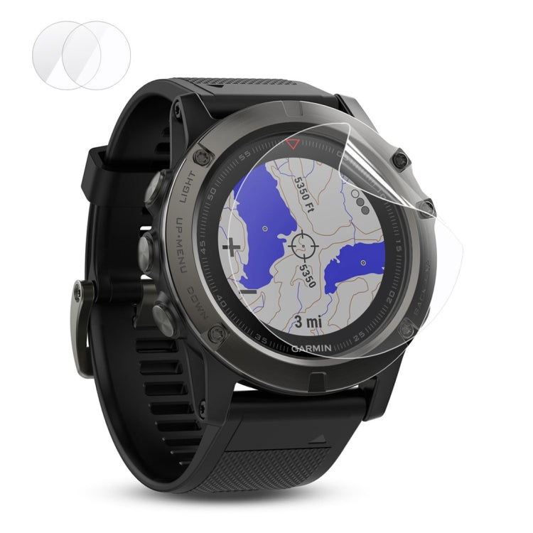 2 PCS ENKAY Hat-Prince for Garmin Fenix 5X Smart Watch HD Screen Protector - NMNYSX