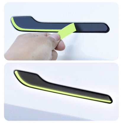 For Tesla Model 3 / Y Car Door Handle Luminous Sticker