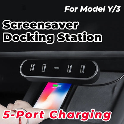 For Tesla Model Y / 3 Car Screen Smart Docking Station