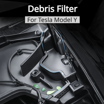 For Tesla Model Y Car Front Hood Gutter Protective Cover