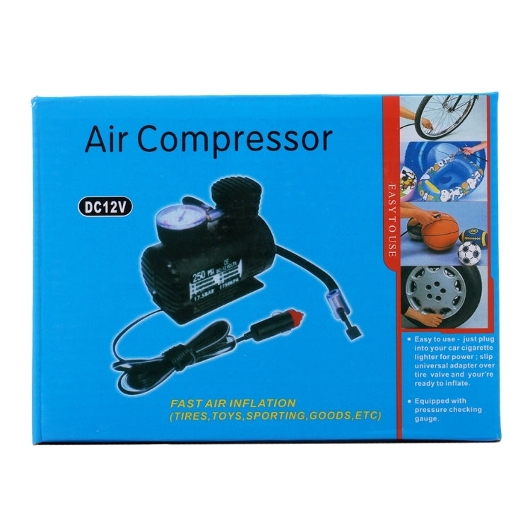 Portable Mini Auto Electric Air Compressor of Car Inflator with 3 P...