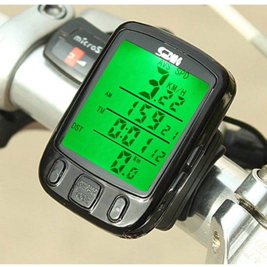 SunDing SD-563B Bicycle LCD Screen Waterproof  Odometer