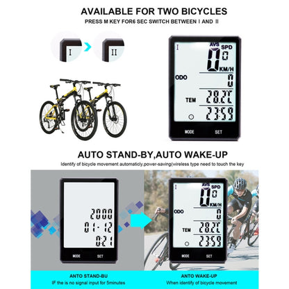 2.8 Inch Wireless Waterproof Bicycle Computer