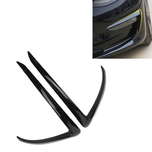 2 PCS Car Lamp Eyebrow Decorative Sticker for Tesla Model 3