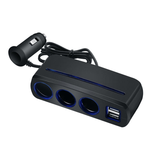 SHUNWEI SD-1938 120W 3A Car 3 in 1 Dual USB Charger
