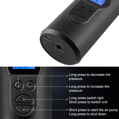 LCD Digital Display Rechargeable Portable Electric Air Pump