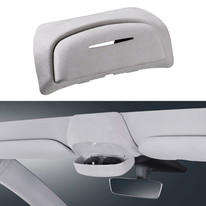 Suede Wrap Version Sunglasses Storage Box for Tesla Model 3 2019-2023