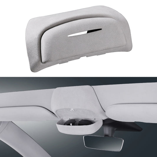 Suede Wrap Version Sunglasses Storage Box for Tesla Model 3 2019-2023