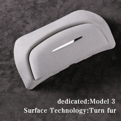 Suede Wrap Version Sunglasses Storage Box for Tesla Model 3 2019-2023