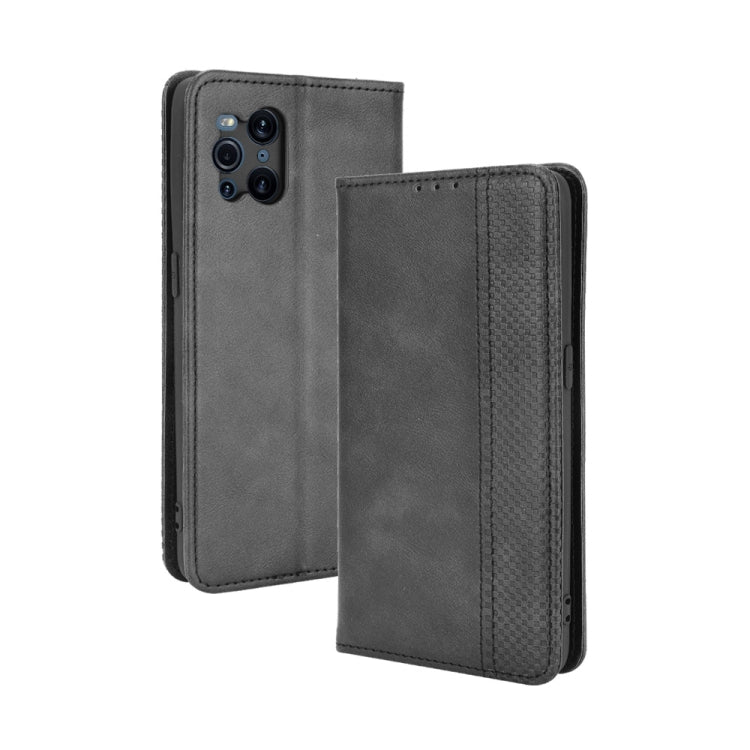Magnetic Buckle Retro Crazy Horse Texture Horizontal Flip Leather Case with Holder & Card Slots & Photo Frame, For OPPO Find X3 / Find X3 Pro, For OPPO Reno5 Pro Plus / Find X3 Neo, For Xiaomi Redmi Note 10 4G / Note 10S��������������������������������... - NMNYSX