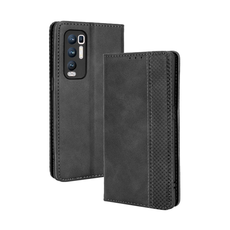 Magnetic Buckle Retro Crazy Horse Texture Horizontal Flip Leather Case with Holder & Card Slots & Photo Frame, For OPPO Find X3 / Find X3 Pro, For OPPO Reno5 Pro Plus / Find X3 Neo, For Xiaomi Redmi Note 10 4G / Note 10S��������������������������������... - NMNYSX