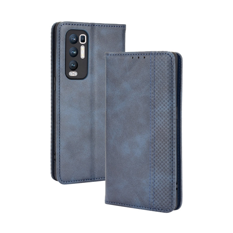 Magnetic Buckle Retro Crazy Horse Texture Horizontal Flip Leather Case with Holder & Card Slots & Photo Frame, For OPPO Find X3 / Find X3 Pro, For OPPO Reno5 Pro Plus / Find X3 Neo, For Xiaomi Redmi Note 10 4G / Note 10S��������������������������������... - NMNYSX