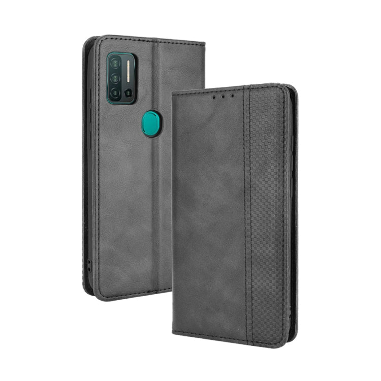 Magnetic Buckle Retro Crazy Horse Texture Horizontal Flip Leather Case with Holder & Card Slots & Photo Frame, For Ulefone Note 11P, For Xiaomi Mi 10S - NMNYSX