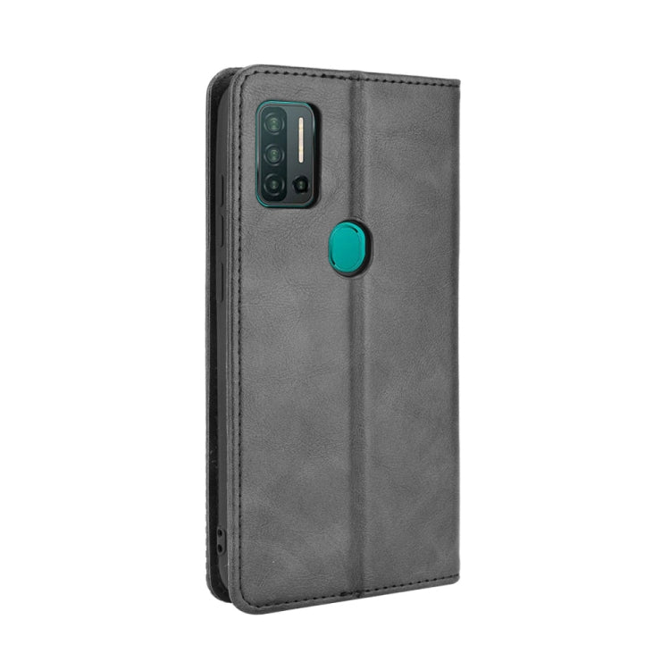 Magnetic Buckle Retro Crazy Horse Texture Horizontal Flip Leather Case with Holder & Card Slots & Photo Frame, For Ulefone Note 11P, For Xiaomi Mi 10S - NMNYSX