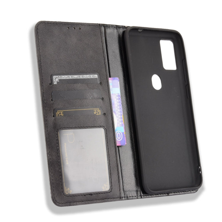 Magnetic Buckle Retro Crazy Horse Texture Horizontal Flip Leather Case with Holder & Card Slots & Photo Frame, For Ulefone Note 11P, For Xiaomi Mi 10S - NMNYSX
