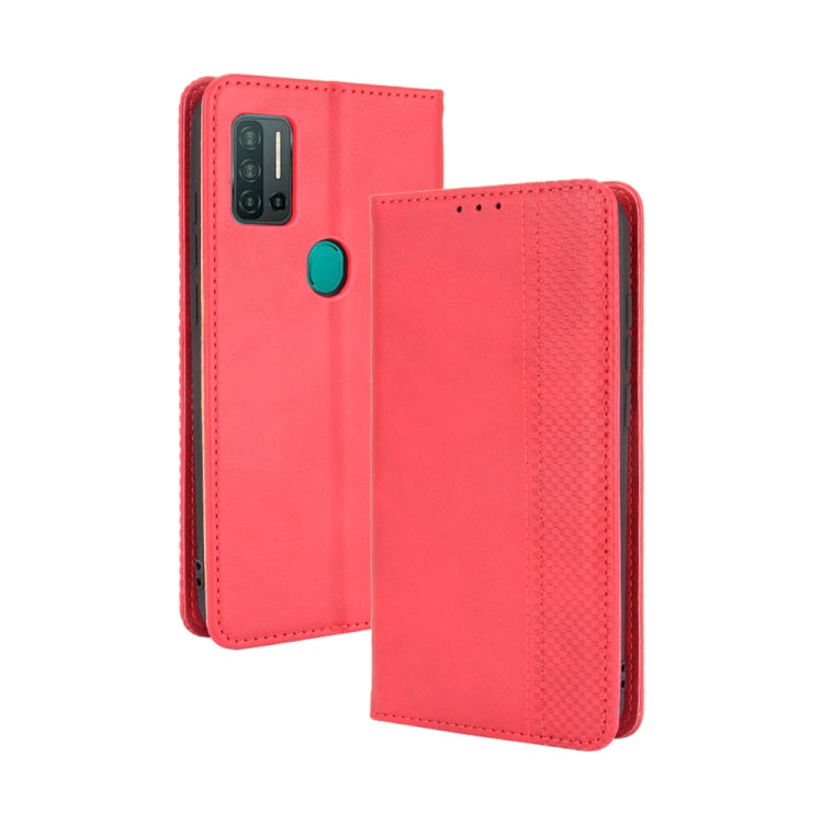 Magnetic Buckle Retro Crazy Horse Texture Horizontal Flip Leather Case with Holder & Card Slots & Photo Frame, For Ulefone Note 11P, For Xiaomi Mi 10S - NMNYSX