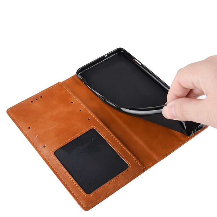 Magnetic Buckle Retro Crazy Horse Texture Horizontal Flip Leather Case with Holder & Card Slots & Photo Frame, For Ulefone Note 11P, For Xiaomi Mi 10S - NMNYSX