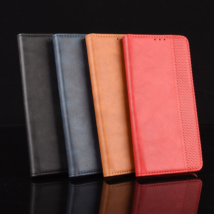 Magnetic Buckle Retro Crazy Horse Texture Horizontal Flip Leather Case with Holder & Card Slots & Photo Frame, For Ulefone Note 11P, For Xiaomi Mi 10S - NMNYSX