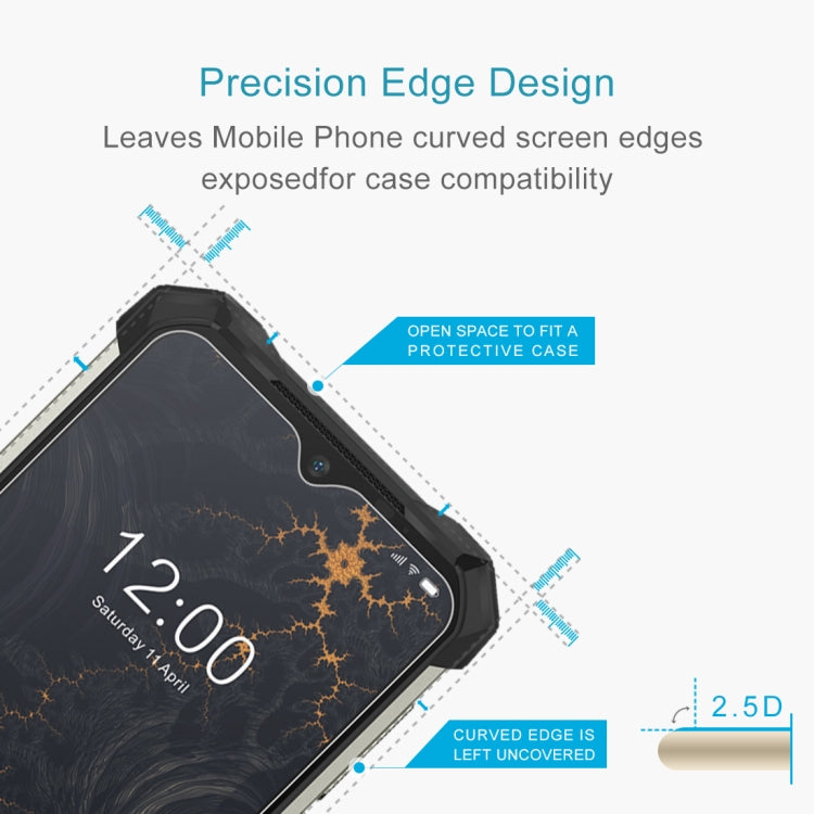 10 PCS 0.26mm 9H 2.5D Tempered Glass Film, For Oukitel WP9 (10 PCS) - NMNYSX