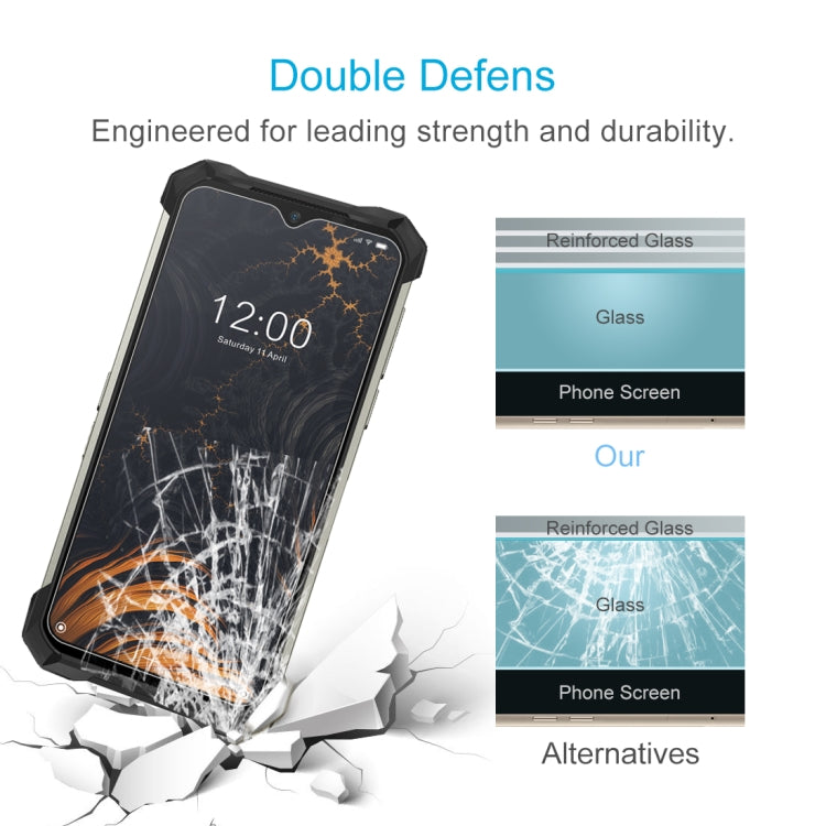 10 PCS 0.26mm 9H 2.5D Tempered Glass Film, For Oukitel WP9 (10 PCS) - NMNYSX