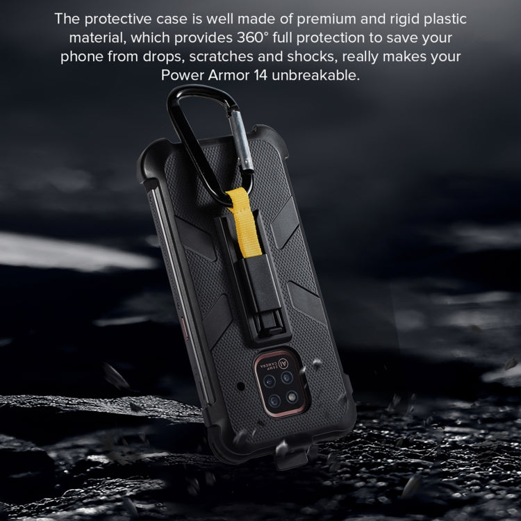 Ulefone Multifunctional TPU + PC Protective Case with Back Clip & Carabiner, For Ulefone Power Armor 14 - NMNYSX