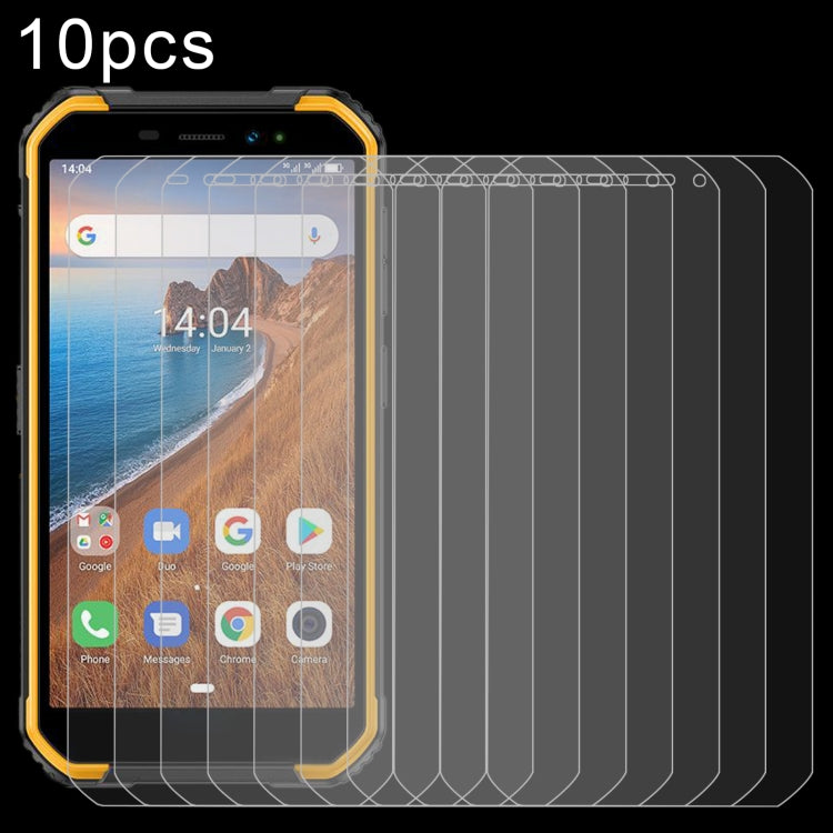 10 PCS 0.26mm 9H 2.5D Tempered Glass Film, For Ulefone Armor X6 (10 PCS), For Ulefone Power Armor 14 (10 PCS), For Blackview Oscal C20 Pro (10 PCS), For Umidigi A11s (10 PCS) - NMNYSX