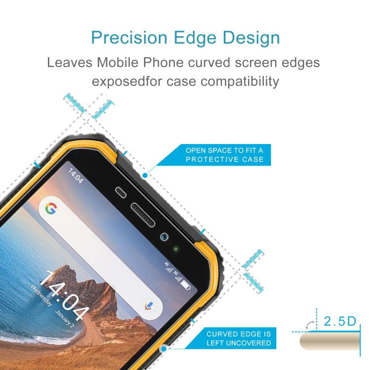 10 PCS 0.26mm 9H 2.5D Tempered Glass Film, For Ulefone Armor X6 (10 PCS), For Ulefone Power Armor 14 (10 PCS), For Blackview Oscal C20 Pro (10 PCS), For Umidigi A11s (10 PCS) - NMNYSX