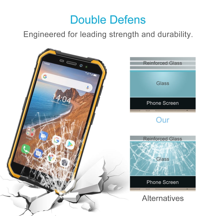 10 PCS 0.26mm 9H 2.5D Tempered Glass Film, For Ulefone Armor X6 (10 PCS), For Ulefone Power Armor 14 (10 PCS), For Blackview Oscal C20 Pro (10 PCS), For Umidigi A11s (10 PCS) - NMNYSX