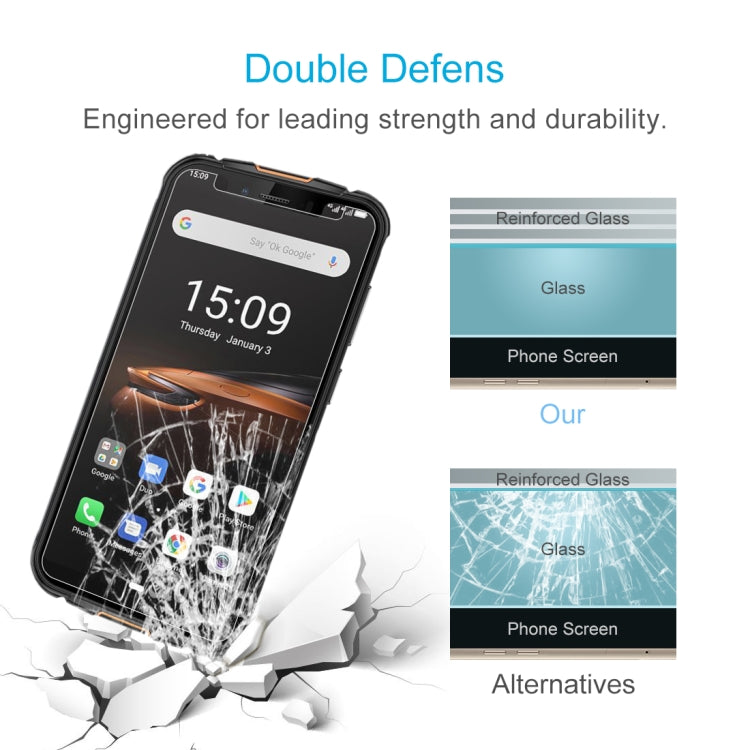 10 PCS 0.26mm 9H 2.5D Tempered Glass Film, For Ulefone Armor 5 / 5S (10 PCS) - NMNYSX