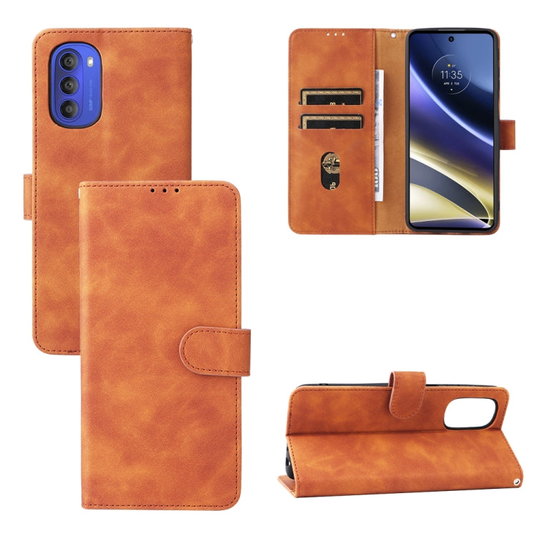 Skin Feel Magnetic Flip Leather Phone Case, For Motorola Moto G51 5G, For TCL 20 XE, For Ulefone Note 6 - NMNYSX