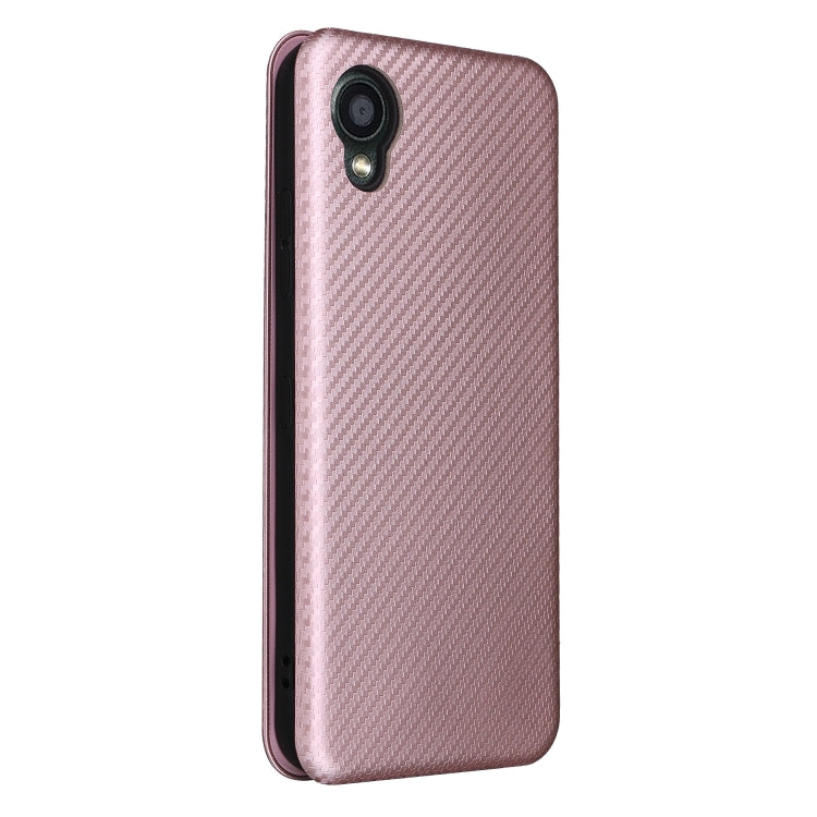Carbon Fiber Texture Magnetic Horizontal Flip PU Phone Case, For Kyocera DIGNO BX2, For Ulefone Note 12P - NMNYSX