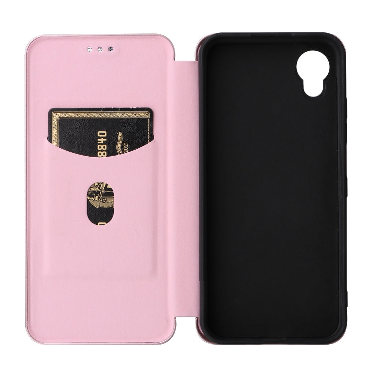 Carbon Fiber Texture Magnetic Horizontal Flip PU Phone Case, For Kyocera DIGNO BX2, For Ulefone Note 12P - NMNYSX