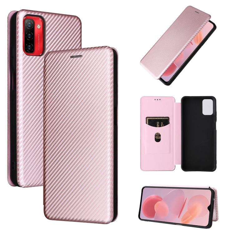 Carbon Fiber Texture Magnetic Horizontal Flip PU Phone Case, For Kyocera DIGNO BX2, For Ulefone Note 12P - NMNYSX