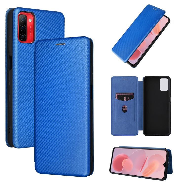 Carbon Fiber Texture Magnetic Horizontal Flip PU Phone Case, For Kyocera DIGNO BX2, For Ulefone Note 12P - NMNYSX