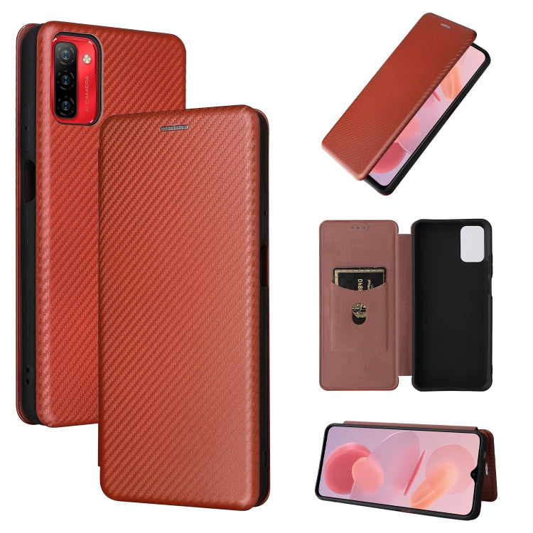 Carbon Fiber Texture Magnetic Horizontal Flip PU Phone Case, For Kyocera DIGNO BX2, For Ulefone Note 12P - NMNYSX