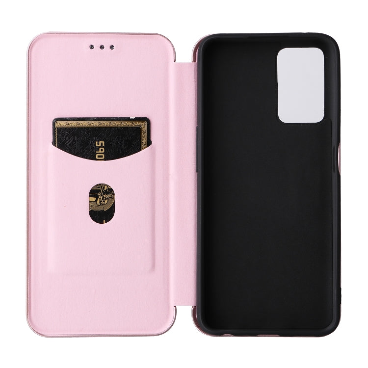 Carbon Fiber Texture Magnetic Horizontal Flip PU Phone Case, For OPPO Realme 9i / A36, For Blackview A55, For Ulefone Note 13P, For Samsung Galaxy A23 5G - NMNYSX