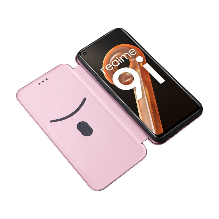 Carbon Fiber Texture Magnetic Horizontal Flip PU Phone Case, For OPPO Realme 9i / A36, For Blackview A55, For Ulefone Note 13P, For Samsung Galaxy A23 5G - NMNYSX