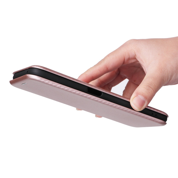 Carbon Fiber Texture Magnetic Horizontal Flip PU Phone Case, For OPPO Realme 9i / A36, For Blackview A55, For Ulefone Note 13P, For Samsung Galaxy A23 5G - NMNYSX