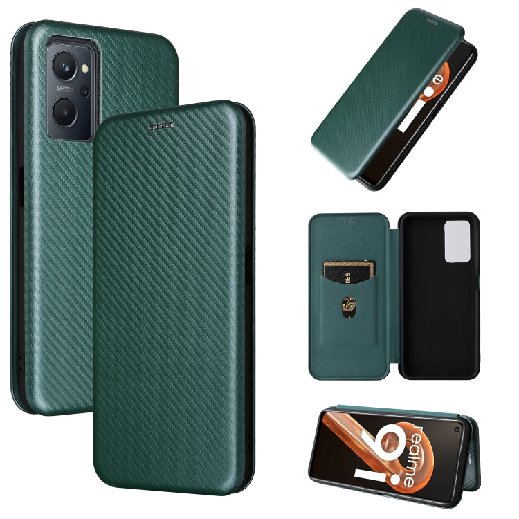 Carbon Fiber Texture Magnetic Horizontal Flip PU Phone Case, For OPPO Realme 9i / A36, For Blackview A55, For Ulefone Note 13P, For Samsung Galaxy A23 5G - NMNYSX