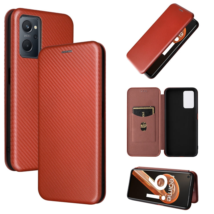 Carbon Fiber Texture Magnetic Horizontal Flip PU Phone Case, For OPPO Realme 9i / A36, For Blackview A55, For Ulefone Note 13P, For Samsung Galaxy A23 5G - NMNYSX