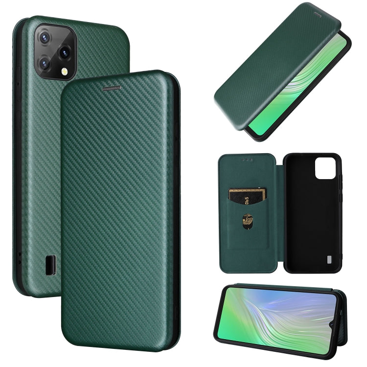 Carbon Fiber Texture Magnetic Horizontal Flip PU Phone Case, For OPPO Realme 9i / A36, For Blackview A55, For Ulefone Note 13P, For Samsung Galaxy A23 5G - NMNYSX